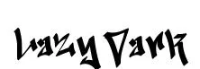 Lazy Dark font preview