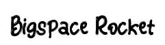 Bigspace Rocket font preview