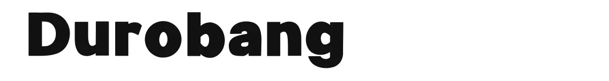 Durobang original font preview