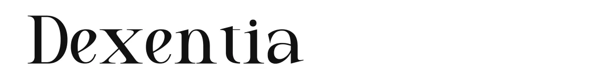 Dexentia original font preview