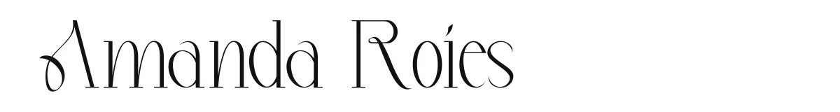 Amanda Roies original font preview