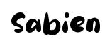 Sabien original font preview