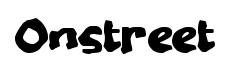 Onstreet original font preview