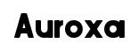 Auroxa font preview