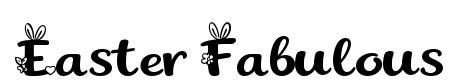 Easter Fabulous original font preview