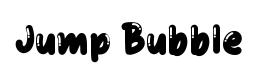 Jump Bubble original font preview