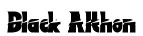 Black Althon font preview