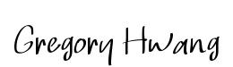 Gregory Hwang font preview