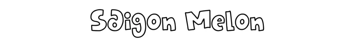 Saigon Melon Outline preview