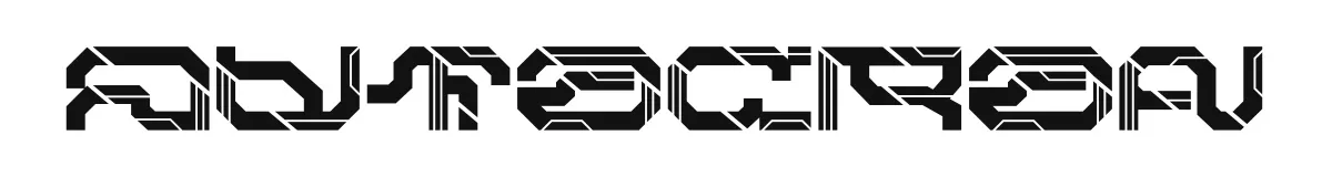 Autocron original font preview