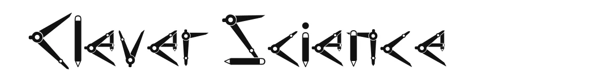 Clever Science original font preview