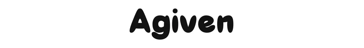 Agiven original font preview