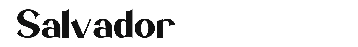 Salvador original font preview