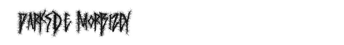 Darkside Morbizey font preview