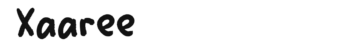 Xaaree font preview
