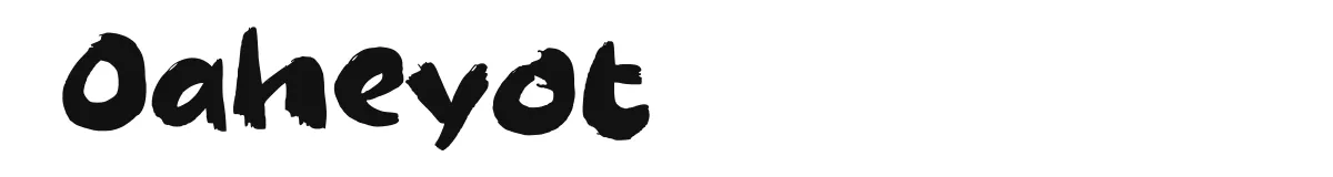 Oaheyot original font preview