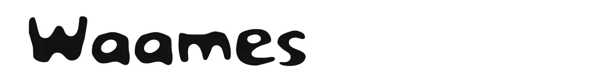 Waames font preview