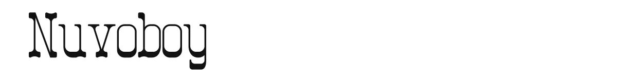 Nuvoboy font preview