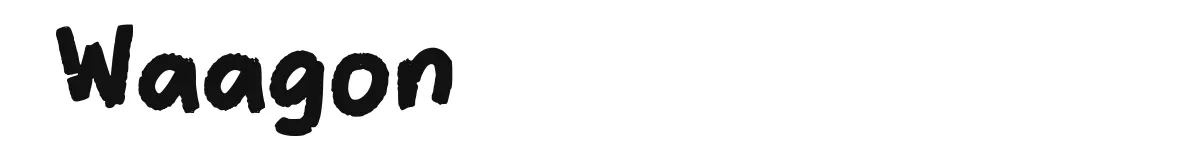 Waagon font preview