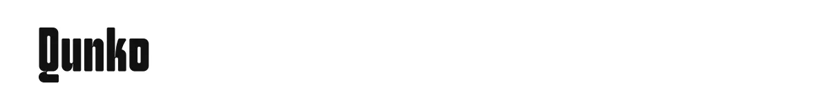 Qunko original font preview