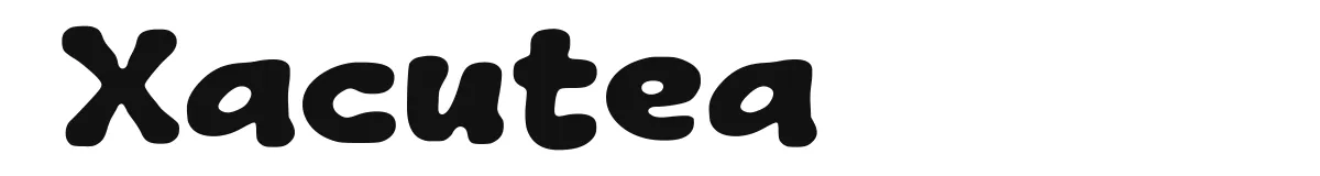 Xacutea font preview