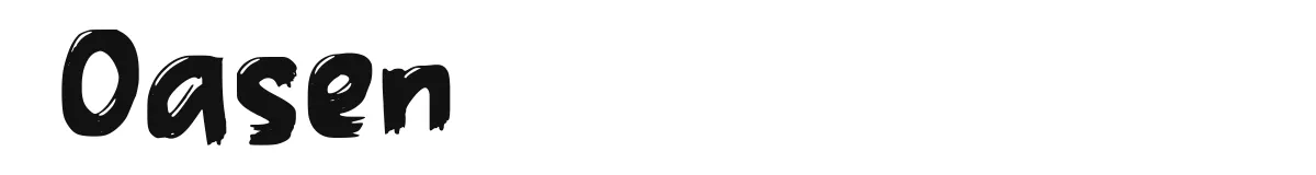 Oasen font preview