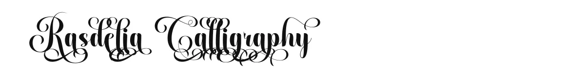 Rasdelia Calligraphy Rasdeliaswashed Personal Use Only preview