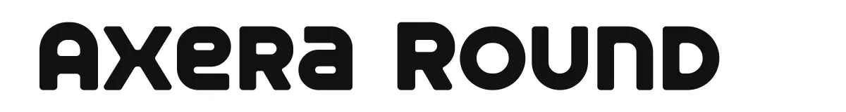 Axera Round font preview