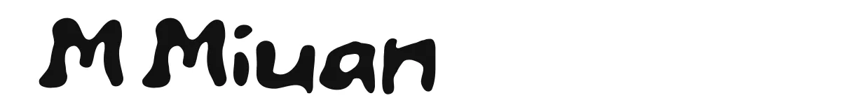 M Miuan font preview