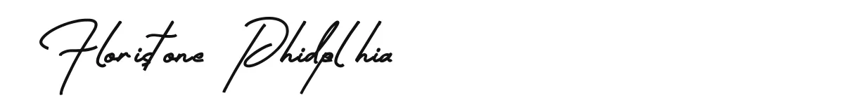 Floristone Phidelphia original font preview