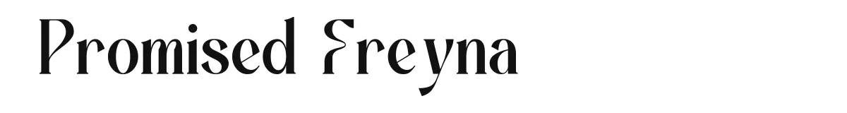 Promised Freyna font preview