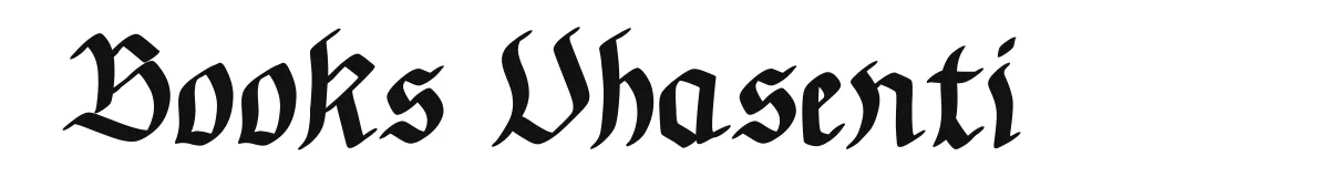 Books Vhasenti font preview