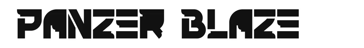 Panzer Blaze original font preview