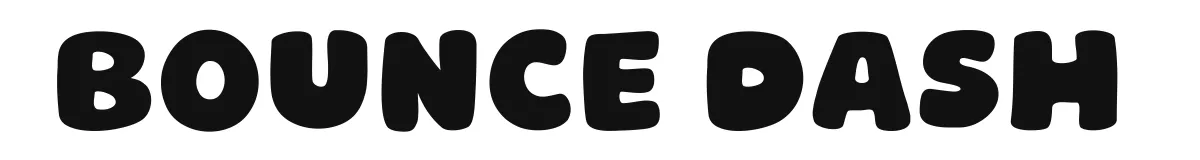 Bounce Dash original font preview
