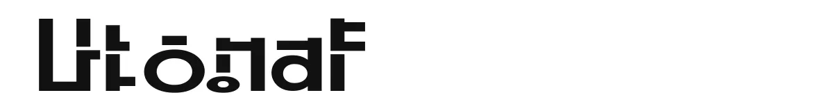 Utonaf font preview
