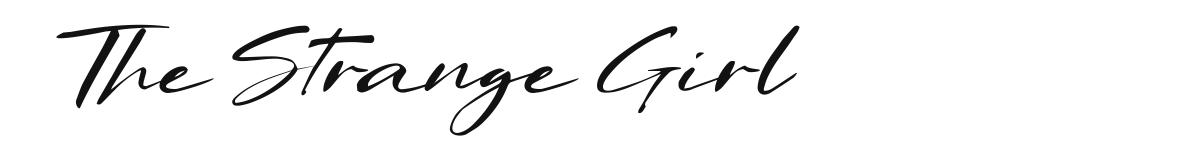 The Strange Girl font preview