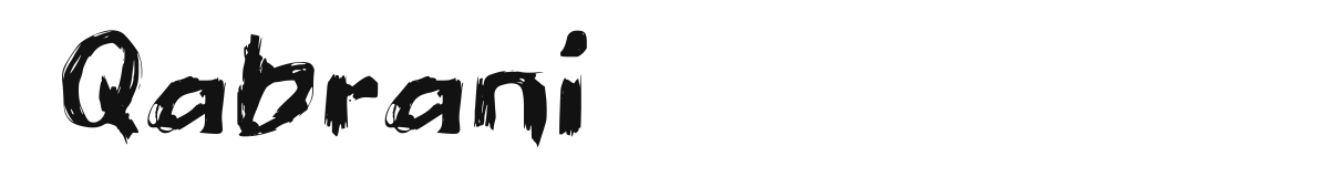 Qabrani font preview