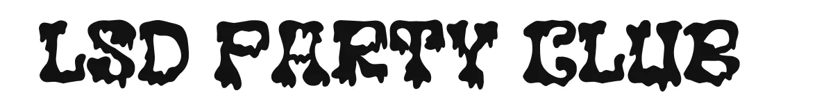 LSD Party Club font preview