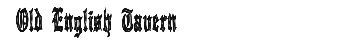 Old English Tavern font preview