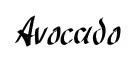 Avocado original font preview
