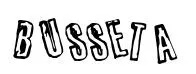 busseta original font preview