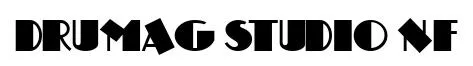 Drumag Studio NF original font preview