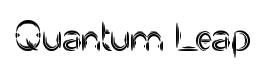 Quantum Leap original font preview