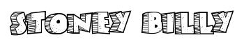Stoney Billy original font preview