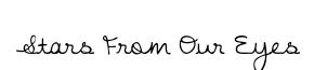 Stars From Our Eyes original font preview
