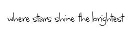 where stars shine the brightest original font preview