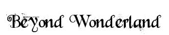 Beyond Wonderland original font preview