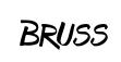 Bruss original font preview