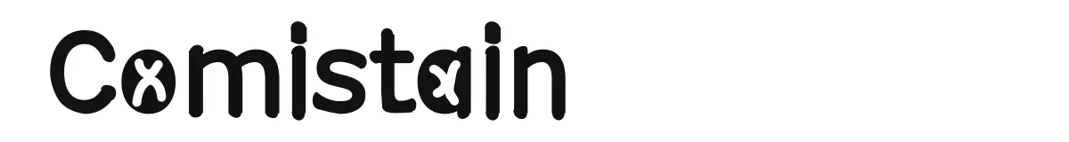 Comistain font preview