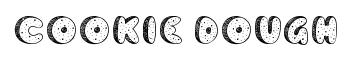 Cookie Dough original font preview